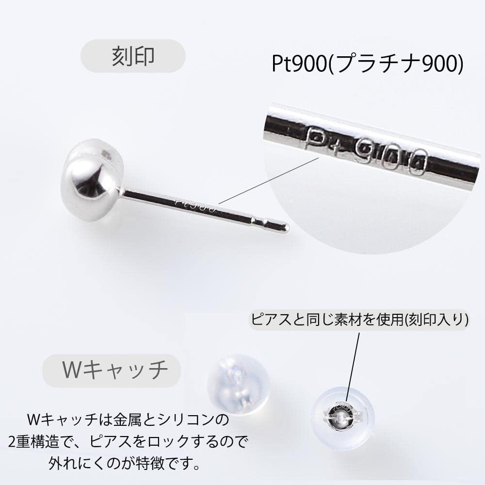 Платиновые серьги Серьги-сердечки для женщин Популярный металл Аллергенный бренд Pt900 Гарантия 3 года включена