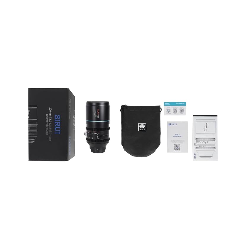 SIRUI 100mm T2.9 1.6X full frame anamorphic lens cinema lens (E mount)