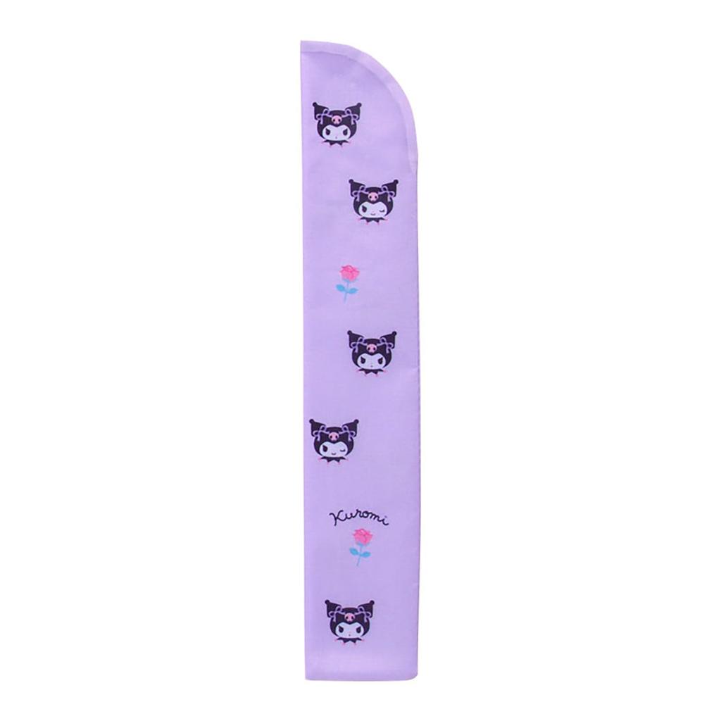 Sanrio Веер Куроми из бамбука и включает удобный чехол для переноски (Основной блок бумага, чехол полиэстер) (Номер продукта 493350)