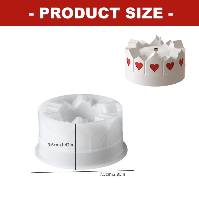 Silicone Mold Concrete Scent Blowtorch Box Candle Cup Molds Artisanal Handmade Jewelry Storage Box Cement Plaster Mould Resin