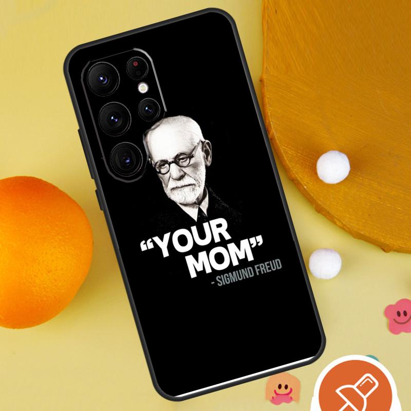 Sigmund Freud Phone Case For Samsung Galaxy S25 Ultra S23 S22 S21 Ultra S9 S10 S20 Plus S24 FE Funda Cover