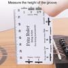 Guitar String Action Gauge Ruler Guitar Ruler Double Sided String Action Ruler Measuring Tool for Guitar Mandolin Banjos