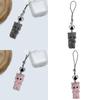 Мультяшная цепочка-шарм для телефона, оригинальный брелок-украшение, милый 3D брелок в виде животного для телефонов, наушников и брелоков