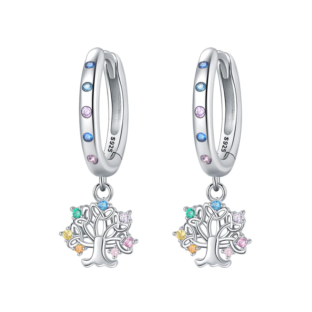 Orstarry Серьги-подвески из серебра 925 пробы с кристаллами, круглые, женские, с подвесками, модные, универсальные, ювелирные изделия для вечеринок, подарки