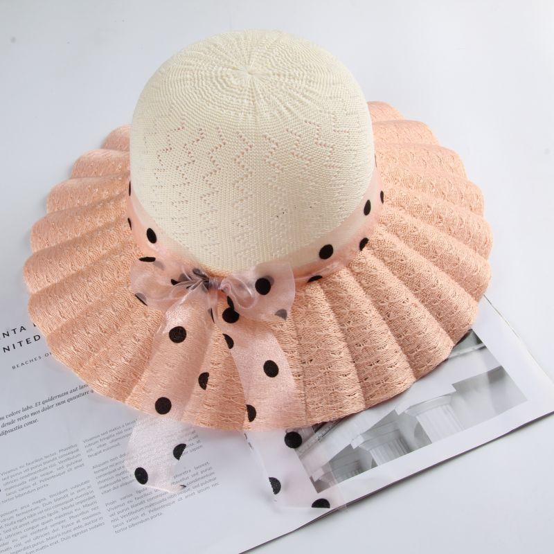 Hat Women's Sunscreen Sun Hat Summer Fashion Versatile Straw Hat Big Brim Outdoor Scenic Spot Sun