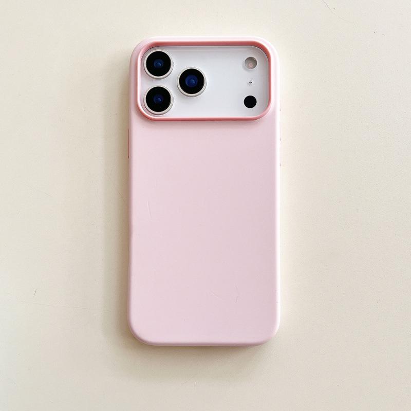 New Pure Color Liquid Silicone Case for iPhone 17 Pro Max: Anti-Fall Design