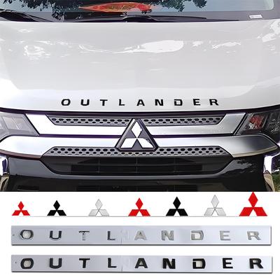 3D Стикер-эмблема на решетку радиатора и багажник для Lancer 10 9 EX Outlander 3 ASX L200 Competition Ralliart Xpander Eclipse
