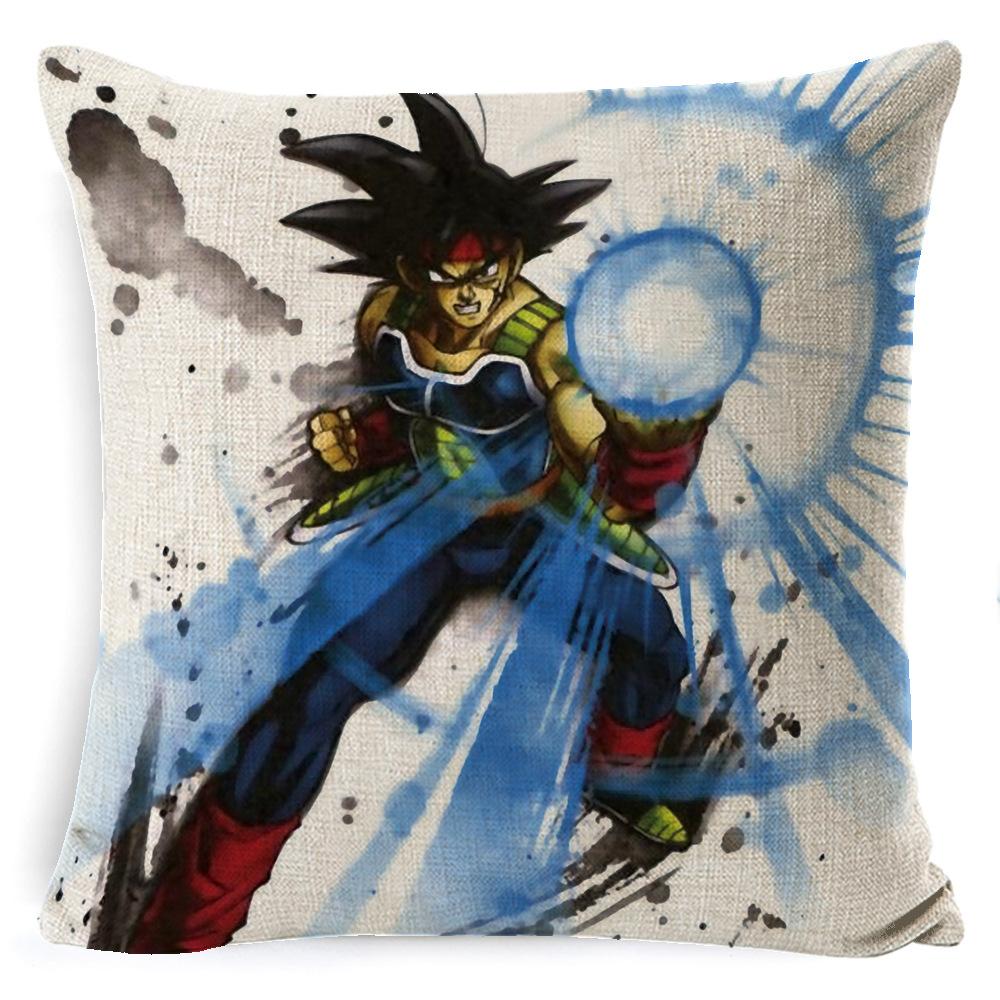 Мультяшная Анимация Dragon Ball Наволочка Лен Супер Мягкая Подушка Дом Dragon Ball Аниме Подушка