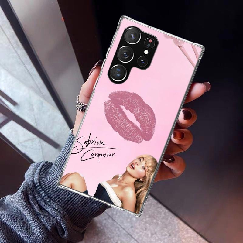 CR66 S-Sabrina C-Carpenter Чехол для телефона для Samsung Galaxy S23 S24 S25 Edge S26 Ultra S22 + S21 Plus S20 FE Чехол Силиконовый Принт S