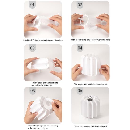 Уличный фонарь абажур легкий водонепроницаемый ПП доска кемпинговый свет абажур подвесной фонарь крышка украшение аксессуары для лампы