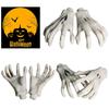 Человеческие 2 шт. Поддельные руки Хэллоуин Скелет Призрак Реквизит Праздничная вечеринка Декор Ужас