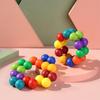 Красочный 3D кубический шар ручной работы головоломка декомпрессионный мяч игрушка