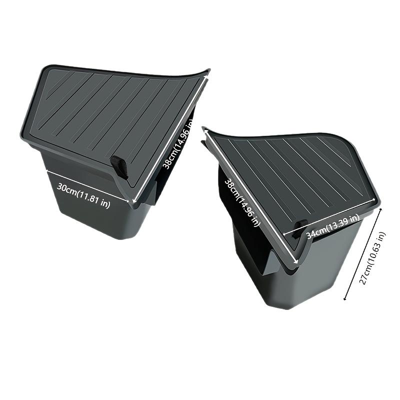 Xiaomi For Tesla Model Y 2025 Juniper Left and right Rear Trunk Storage Box with Lid Partition Organizer Tail Boot Decor Accessory