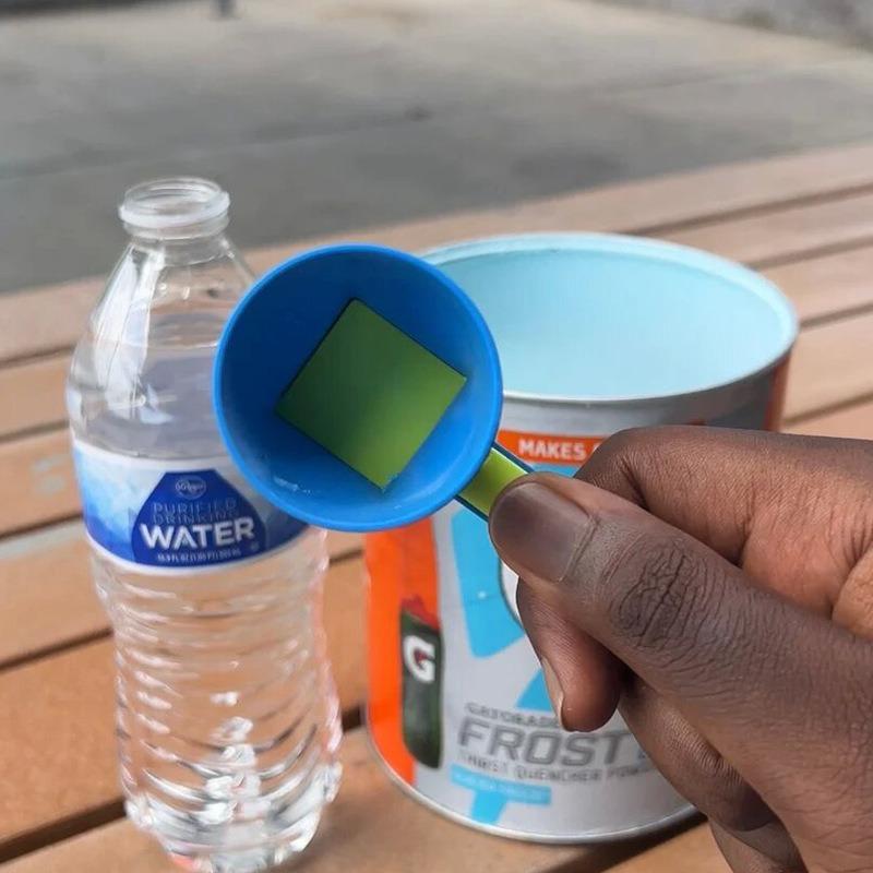 Горячая Распродажа, мерная ложка без проливания, воронка для приготовления протеинового порошка, напитков для тренировок и спорта, детского питания, беспорядок при проливании