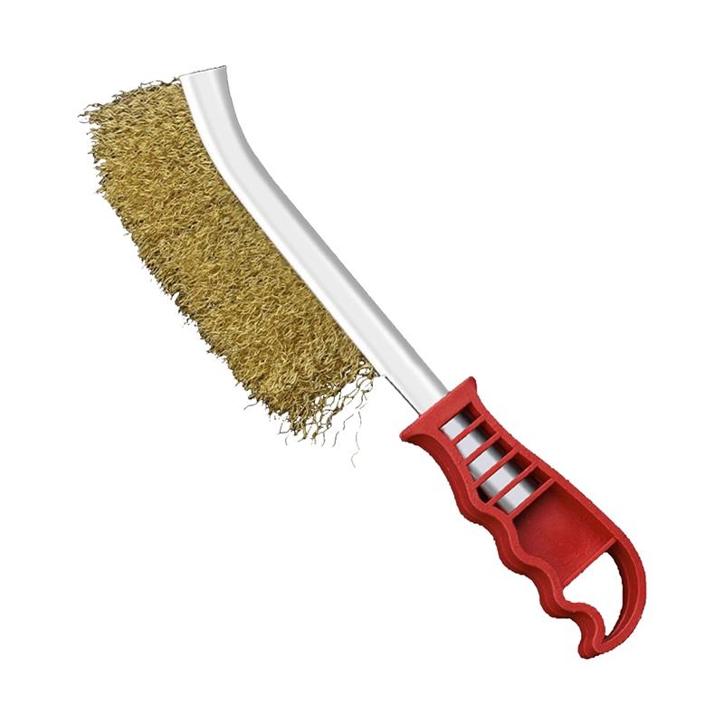Щетка из стальной проволоки в форме ножа для чистки барбекю Щетка из нержавеющей стали для удаления ржавчины с меди Щетка из стальной проволоки