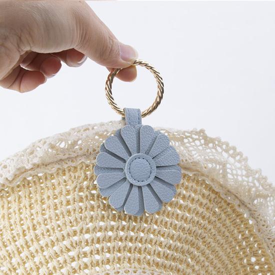 Магнитный зажим для шляпы в виде цветка Свободные руки Сумка Рюкзак Сумка для ручной клади Багаж Подвесной Держатель для кепки из искусственной кожи Необходимые вещи для отпуска и путешествий