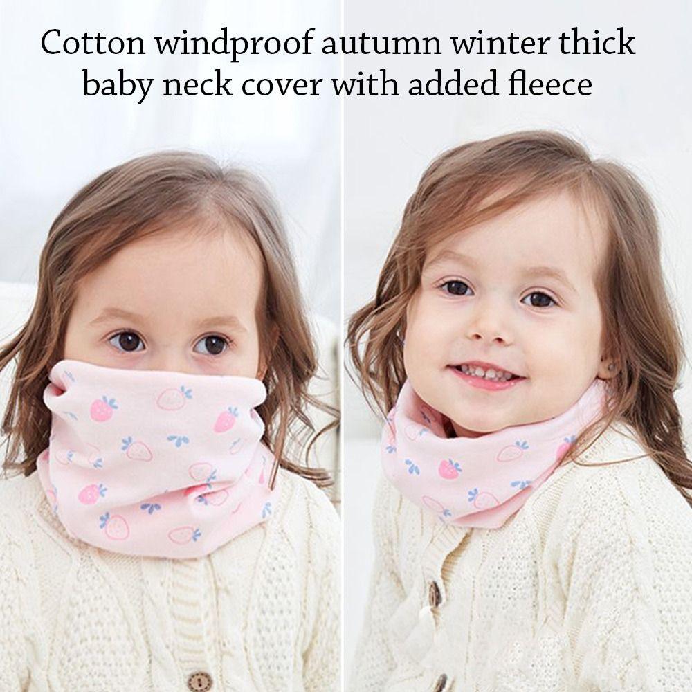 0-16 лет Утепленный детский зимний шарф Флисовая манишка для маленьких мальчиков и девочек