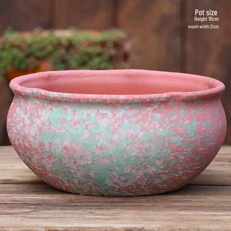 Специальное предложение: Высокий ретро-керамический цветочный горшок для суккулентов или зеленого редиса