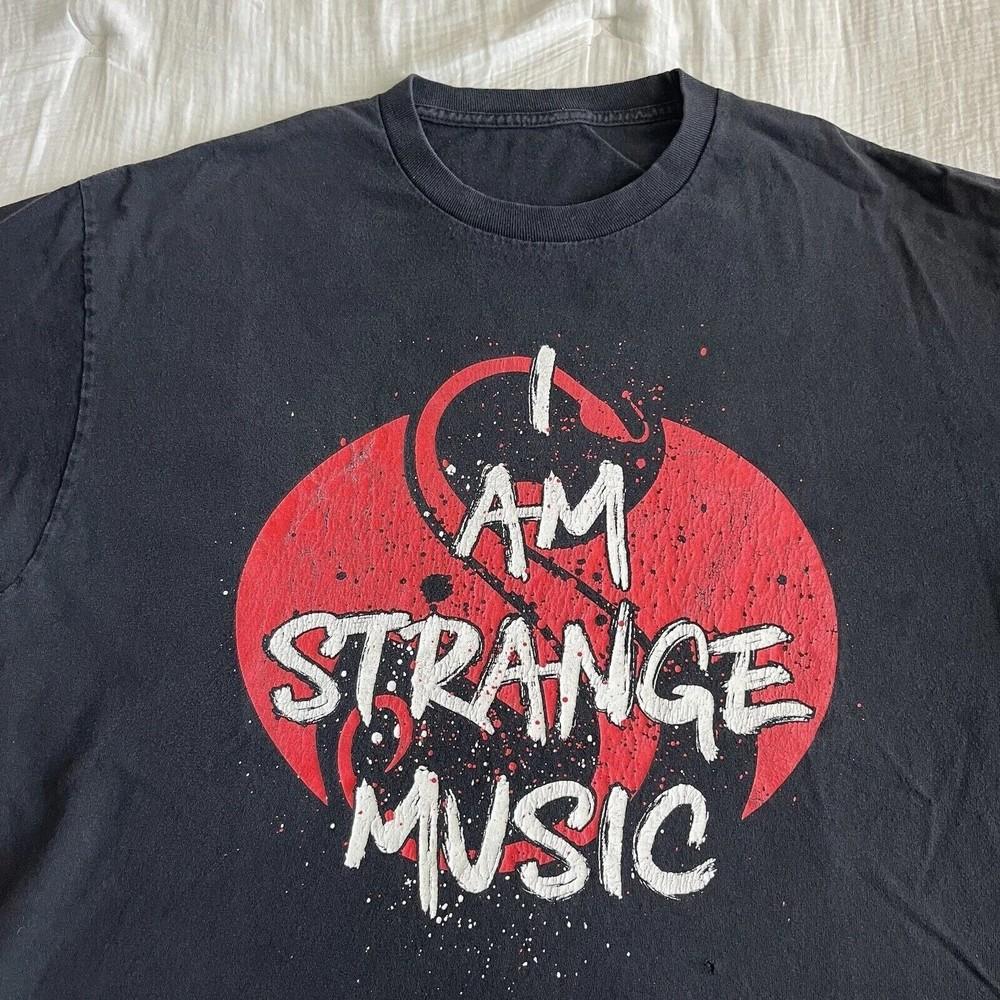 Tech N9ne Nine Strange Music Tour Футболка Унисекс Размер S-4XL