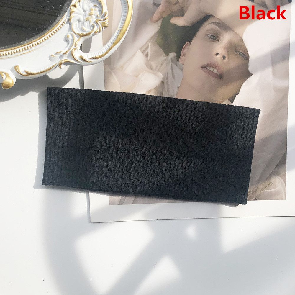 Женские эластичные вязаные повседневные повязки для волос для йоги, широкая повязка на голову, аксессуары для волос, спортивные повязки