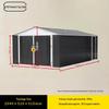 Outdoor Garden Storage Shed: Waterproof & UV-Protected for Tools & Sundries