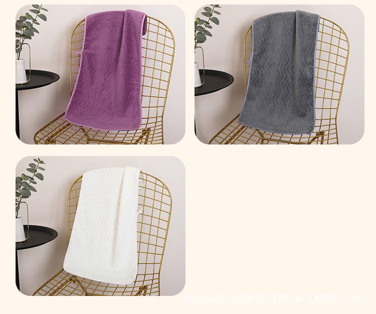 Coral Fleece Quick-Dry Towel: Super Absorbent, Soft & No-Shed for Bath, Face, Hair, Kitchen & Pet Use