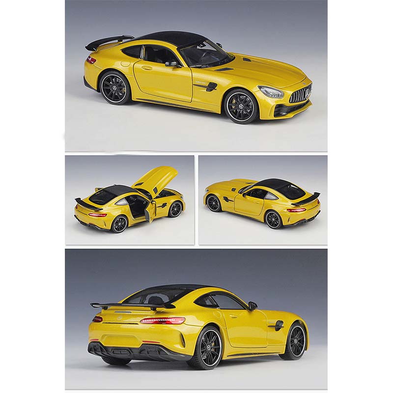 1/24 Benz GTR AMG-GTR Sport Alloy Car Diecasts & Toy Vehicles Toy Car Metal Collection Model Car Model High Simulation Kids Gift