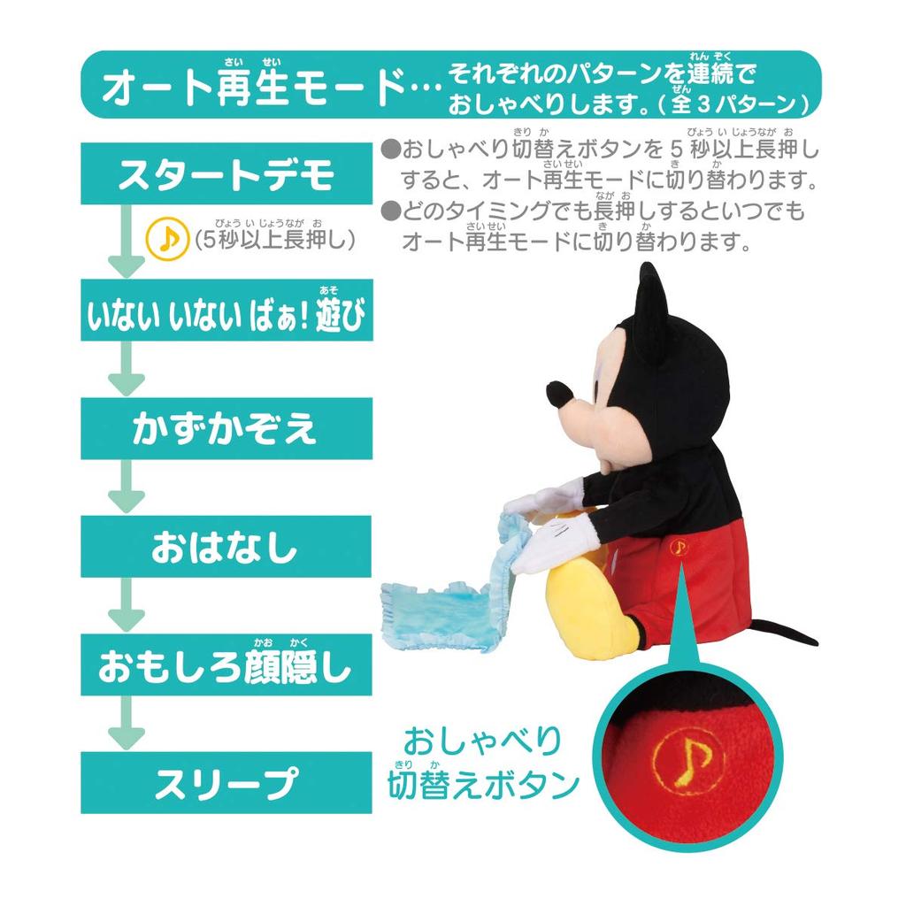 Bandai Дисней Пик-а-Френдс Микки Маус бу!