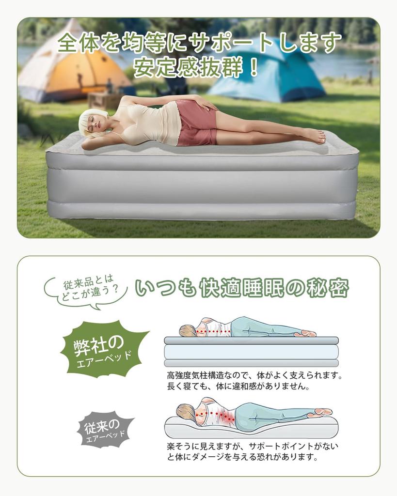 Коврик Air Air Air с USB-зарядкой, удобный складной, для предотвращения стихийных бедствий, 191 x 99 x 45, сумка для хранения и ремонта, в комплекте кровать, матрас, насос, кровать,