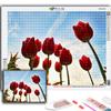 5D DIY Diamond Painting Flowers Tulips Cross Stitch Diamond Art Embroidery  Mosaic Home Deco