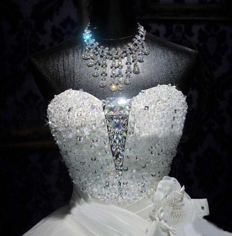 Sweetheart Lace Up Silver Lined A Line Sweep Train Charming Button Wedding Dress