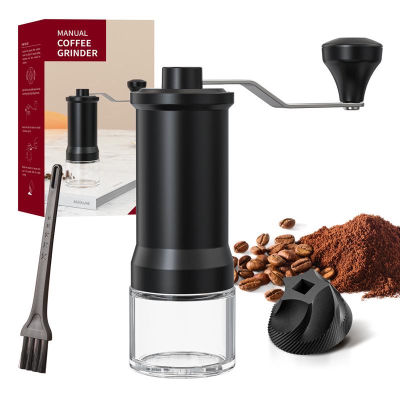 Hand-Cranked Portable Coffee Bean Grinder - Manual Household Brewing Equipment