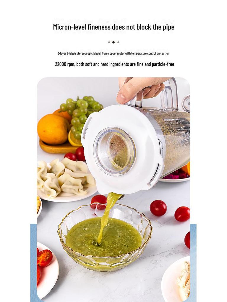 Многофункциональная ретро-соковыжималка и соеварка - 110 В/220 В миксер для жидких продуктов и назогастральный кормовой процессор