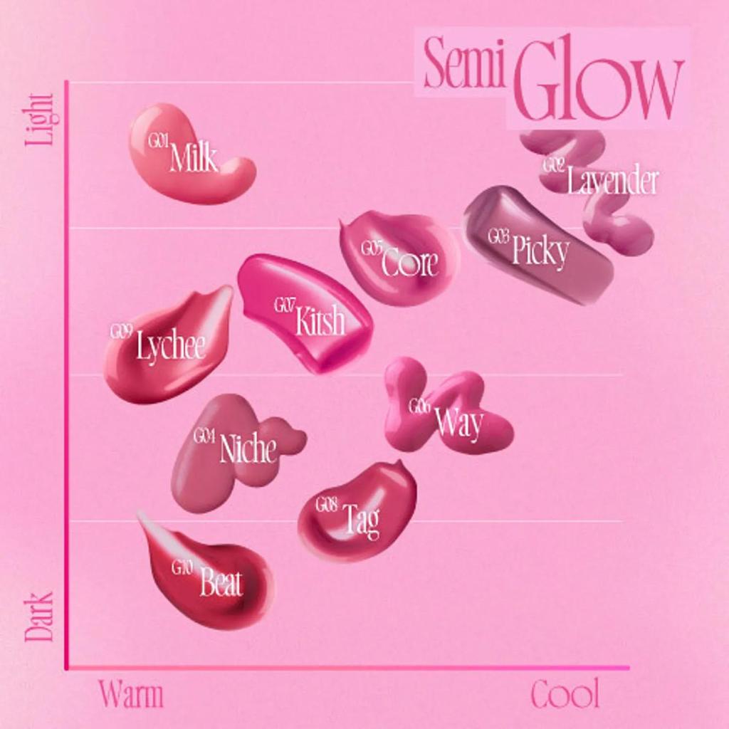 FWEE Pink Obsession Stay-Fit Lip Tint #Semi-Glow (10 цветов) 3.8g
