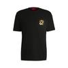 T-SHIRT - HUGO - DIRIDUMTI - Black Cotton - Short Sleeves - Revisited Logo