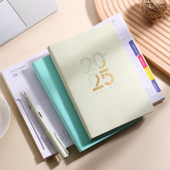 Ежемесячный планировщик, блокнот, повестка дня, дизайн на спирали, ежемесячный вид, плотная бумага, чернила не растекаются