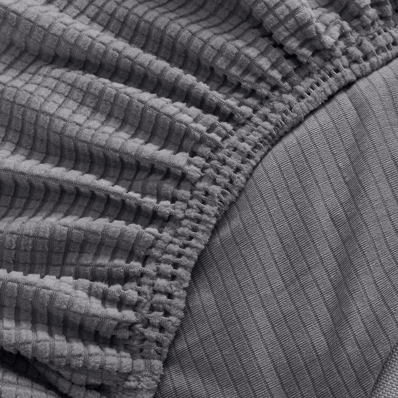 1 /2 /3 /4 Seater Thick Sofa Cover Soild Color Sofa Covers Jacquard Sofa Protector Cover For Living Room Non -Slip Cover Sofa Cover