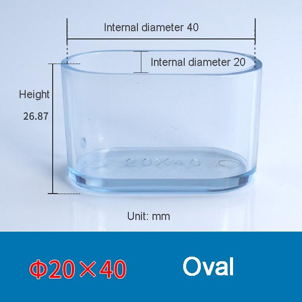 Прозрачный Утолщенный Коврик для Ножки Стола, Защитный Чехол, Нескользящий, Износостойкий, Мебель, Шум Стула, Набор из 4 шт. Чехол на Ножку