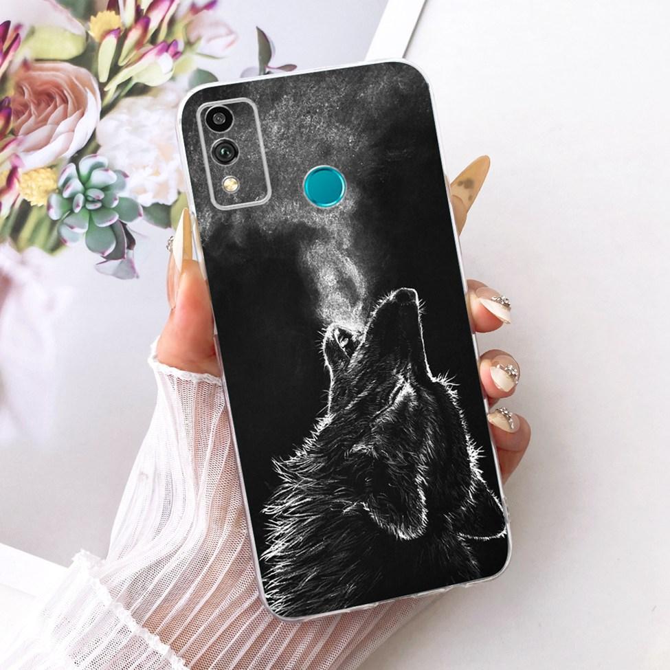 Transparent Cover For Honor 9X Lite Case Cute Fashion Butterfly Funny Painted Casing For Honor JSN-L21 JSN-L22 JSN-L23