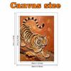 Animal series pearl painting Tiger diy selfadhesive handmade home decoration painting as a gift