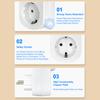 Automatic Voltage and Current Protector Socket LED Display Multifunctional Refrigerator Protecting