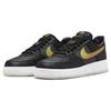 Nike Air Force 1 Low Premium Bronx Origins — мужские кроссовки к 50-летию, черный металлик-золото-белый FN6835-010