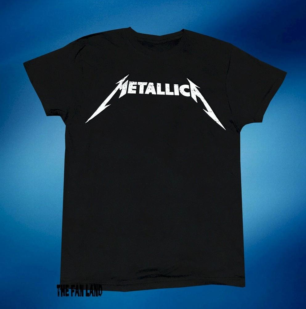 Новая мужская винтажная классическая унисекс футболка Metallica Black