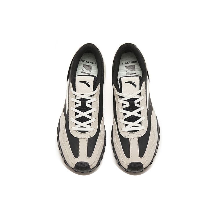 Anta Snow Cake Shoes 3 Inheritance износостойкие повседневные туфли с низким верхом женские повседневные туфли черные серые белые 122238857S-2