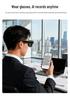 MT3 AI Smart Glasses: Real-time Translation, Video & Photo Capture, Object Recognition, Calls, Music, Bluetooth Retro Earphones