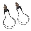 2pcs Lamp Bulb Clip Adapter Modern Stylish Metal Lampshade Holder Adapter Clip On Lampshade Adapter for Living Room Bedroom