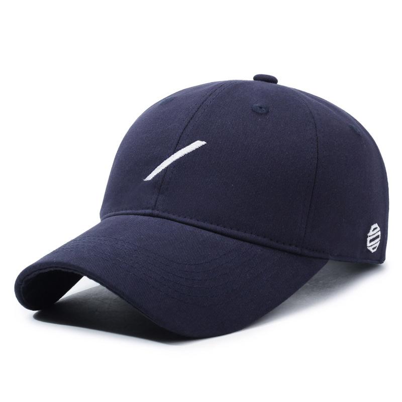 Casual Embroidery Slash Baseball Cap Children'S Spring Versatile Face Cap Simple Sun Hat