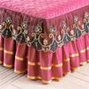 Luxury Winter Bedspread On The Bed Thick Home Lace Bed Skirt-style Bed Sheets Embroidery Cotton European-style Bed Spreads