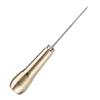 3 Needles Copper Handle Sewing Awl Leather Shoe Repair Tool