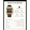 OLEVS 9925 With Gift Box Top Watch Square Multifunction Sports Quartz Watch Luminous Men's Watch